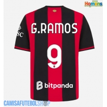 Camisa de time de futebol AC Milan Goncalo Ramos #9 Replicas 1º Equipamento 2026-27 Manga Curta
